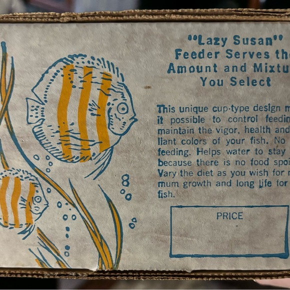 Auto Fish Feeder LAZY SUSAN Automatic Vacation Feeder.Preowned & Works! - Picture 5 of 9